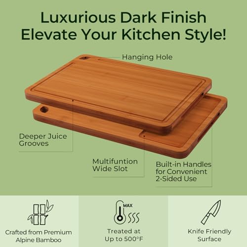 Bamboo Cutting Board (3 Count)