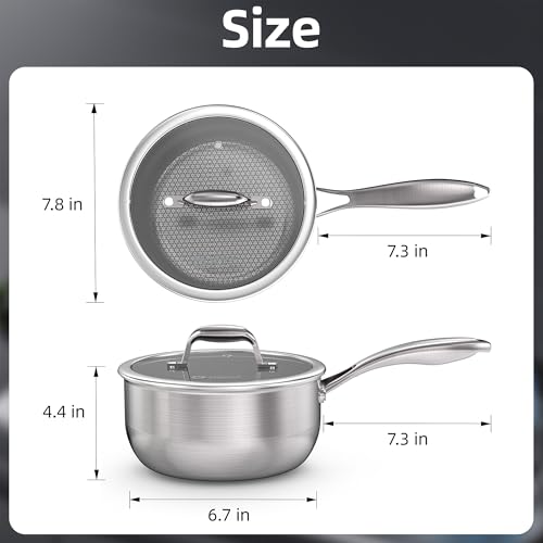 Stainless Steel Saucepan with Lid