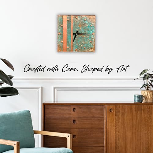 Handmade Copper Wall Clock Artisan Touch in Every Piece