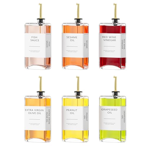 Kitchen Cooking Oil Dispenser Set (6 Count)