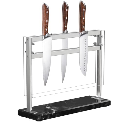 Magnetic Knife Block with Acrylic Shield