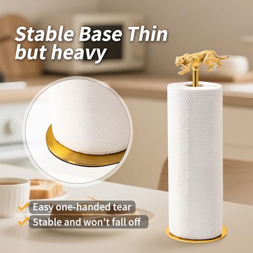 Gold Paper Towel Holder for Countertop