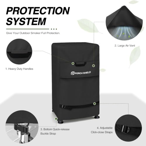 30 inch Outdoor Smoker Cover 23W x 21D x 35H inch