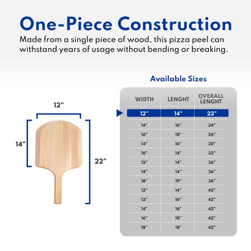 Restaurant Grade Wooden Pizza Peel