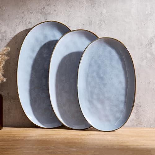 Serving Platters Set of 3 Sizes (15 Count)