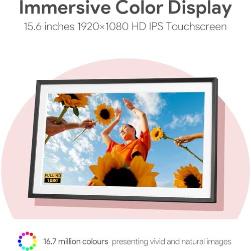 15.6'' Digital Picture Frame with 1920x1080 IPS Touch Screen