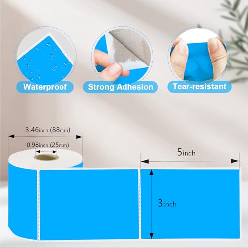 3 X 5 Inch Printable Rectangle Color Coding Labels