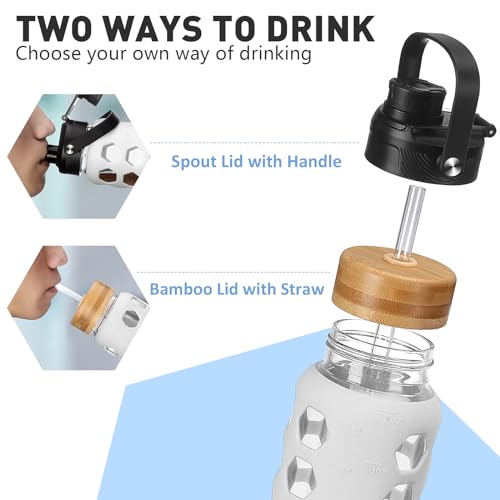 Glass Water Bottle