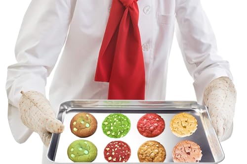 Baking Sheet Yododo Stainless Steel Baking Pans Tray Cookie Sheet Toaster Oven Tray Pan Cookie Pan