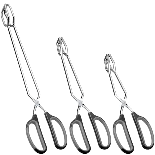 Stainless Steel Scissor Tongs Cooking Tongs Set