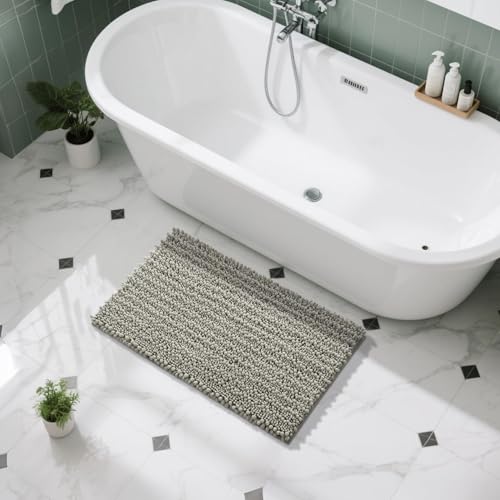 Large Bathroom Rugs Non Slip Washable 36x24 Inch