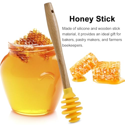3 Pack Silicone Honey Dipper Sticks