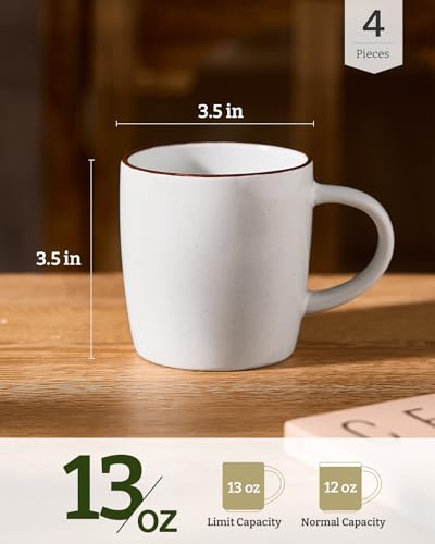 Mercury Coffee Mugs 13 oz (4 Count)