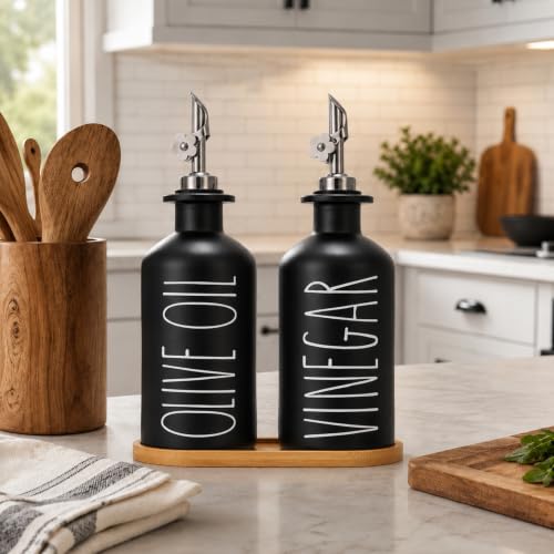 Premium Olive Oil Dispenser for Kitchen (2 Count)