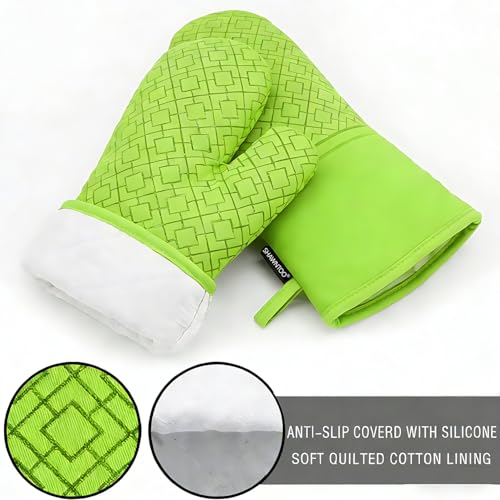 Oven Mitts and Pot Holders Sets 6pcs (6 Count)