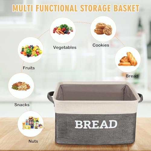 Bread Storage Basket for Kitchen