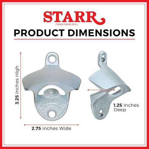 Original Plain Wall Mounted Bottle Opener