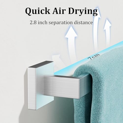 Towel Bar Towel Racks for Bathroom Wall Mount 16 Inch