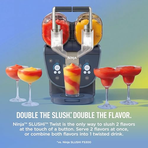 SLUSHi Twist Smart Frozen Drink Maker with Dual SlushAssist