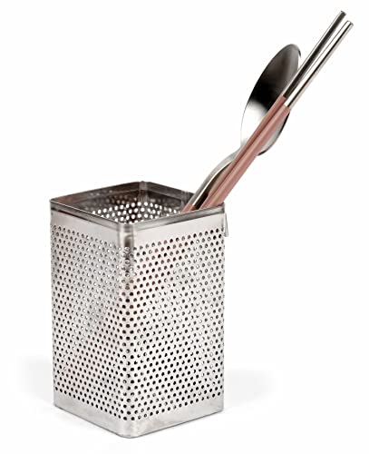 Kitchen Utensil Chopsticks Perforated Holder with Hooks