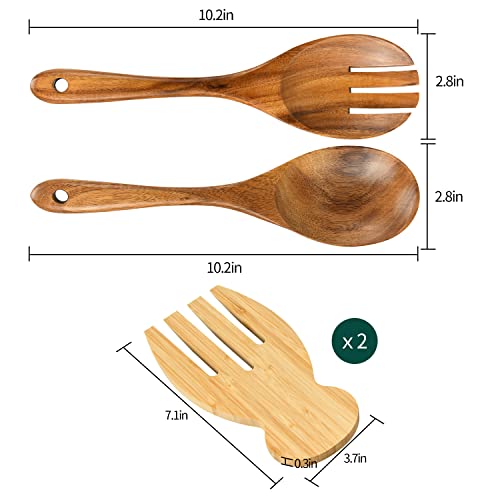 Salad Servers Salad Hands Set