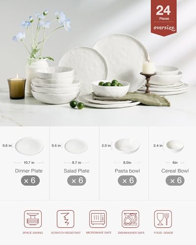Porcelain Dinnerware Set for 6