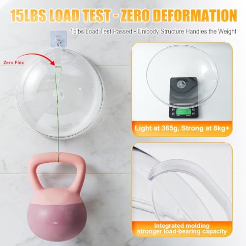 12" Clear Microwave Splatter Cover Integrated Handle BPA Free