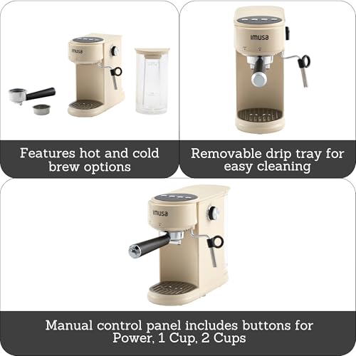 1 or 2 Cup Electric Slimbrew Espresso Cappuccino Coffee Maker