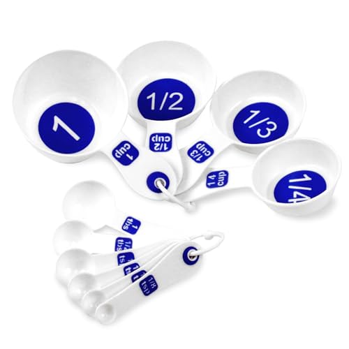 Easy to Read Plastic Measuring Cup Set