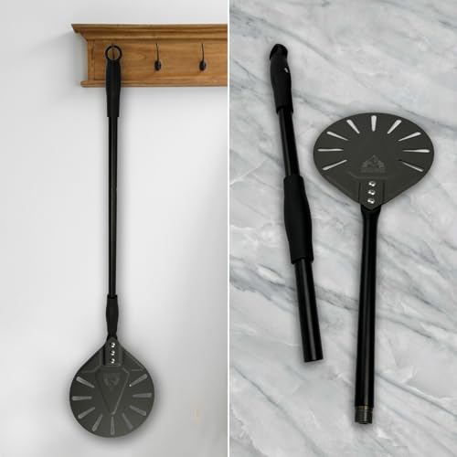 7 Inch Perforated Turning Pizza Peel with Long Handle