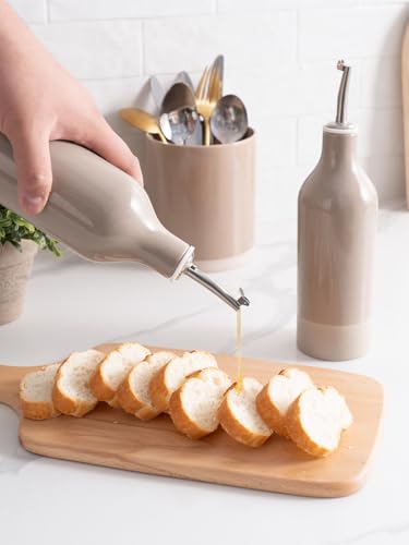 16oz Ceramic Oil Dispenser Bottle