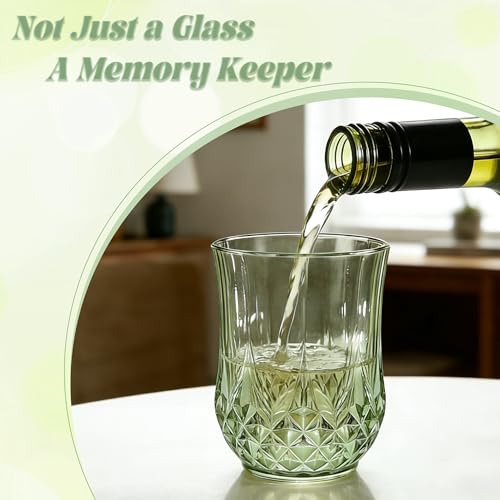 40 Pack Plastic Stemless Wine Glasses (40 Count)