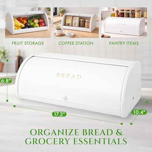 Large Bread Box Roll Top