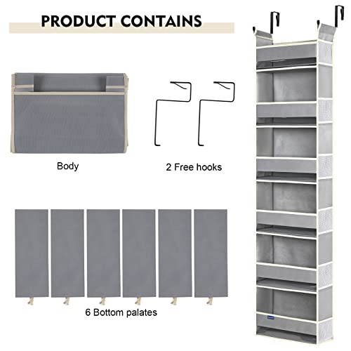 2 Pack Over The Door Hanging Organizer 6 (2 Count)