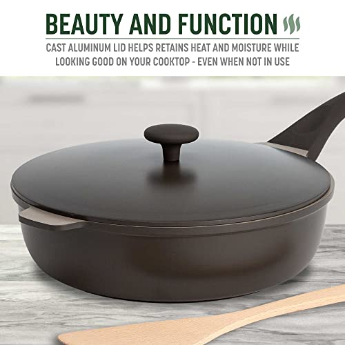 All-in-One Pan, Multilayer Nonstick Cookware Set, High-Performance Construction, Multipurpose Design Replaces Multiple Pots and Pans, Dishwasher Safe, 11-Inch, 4.4-Quart Capacity, Graphite