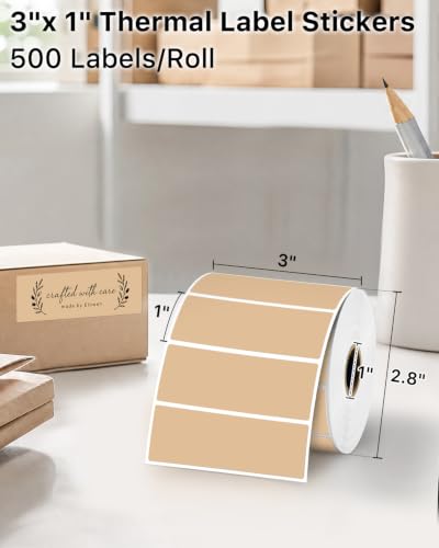 3x1 Inch Thermal Labels