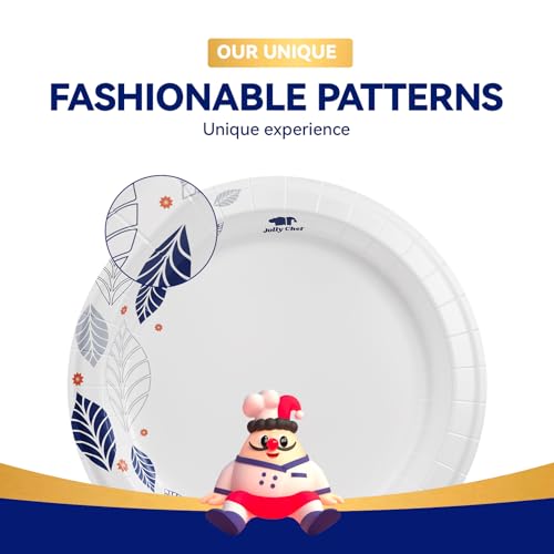 280 Count Paper Plates 8 inch Disposable