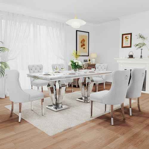 7 Piece Luxury Dining Room Set