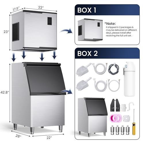 Commercial Ice Maker Machine 550lbs