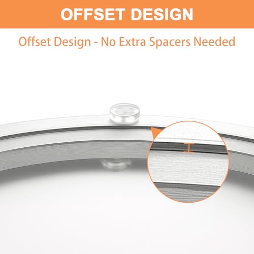 Aluminum Lazy Susan Heavy Duty Metal Rotating Hardware Turntable Bearing Ring Lazy Susan Base Only