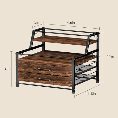 Coffee Syrup Rack Organizer