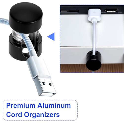 8 Sets Charger Holders for Cords (8 Count)