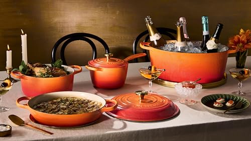 Enameled Cast Iron Oval Dutch Oven
