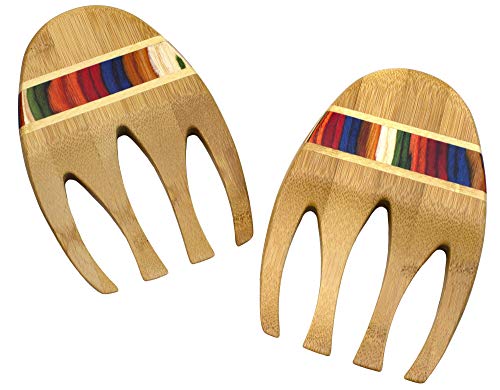 Baltique Marrakesh Collection Salad Hands Serving Utensils (2 Count)