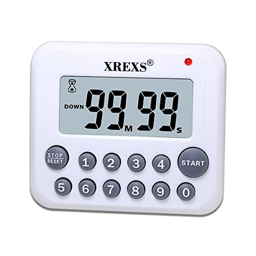 Digital Kitchen Timer Magnetic Countdown Up Cooking Timer Clock