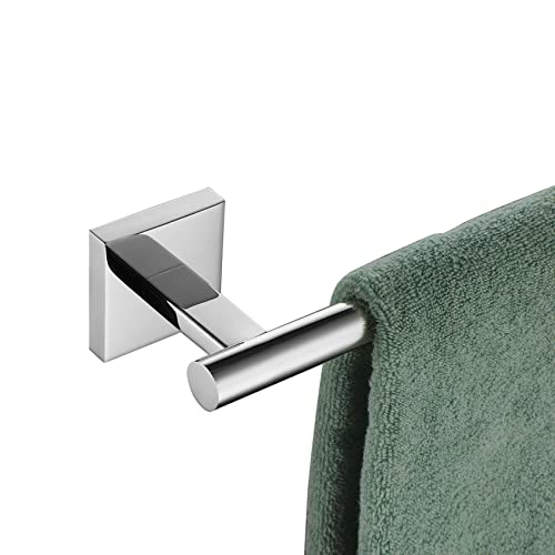Single Towel Bar Bathroom Towel Holder for Bath Kitchen 20 Inch Necklace Holder Wall Mounted Chrome Stainless Steel B4005CH