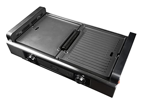 DBSG29412XD11 Smokeless Indoor Grill in Black Advanced Air Circulation Technology Independent on