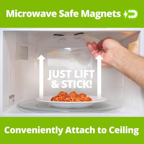 Magnetic Microwave Splatter Cover for Food