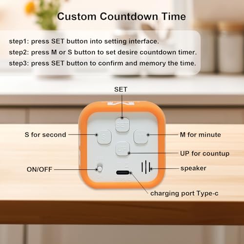 Rotating Cube Countdown Visual Timer 5