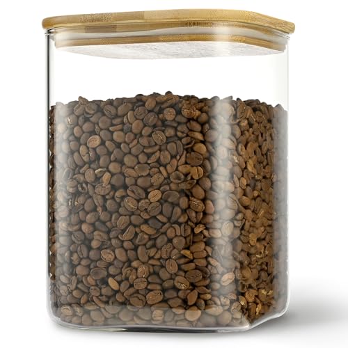 115oz/3.6Qt/3400ml Square Glass Storage Containers with Lids 1-Pack